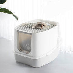 MG Enterprise Cat Litter Box Easy Clean Excrement Splash Proof for Garden