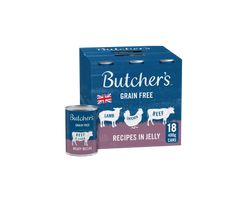 Butcher's Recipes in Jelly Dog Food Tins 18 x 400g (Pack of 1)