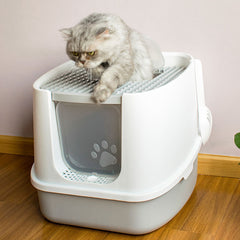 MG Enterprise Cat Litter Box Easy Clean Excrement Splash Proof for Garden