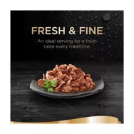 Sheba Fresh & Fine Cat Food Pouches Beef & Chicken in Gravy 6 x 50g (Pack of 1) - Hungry Tails