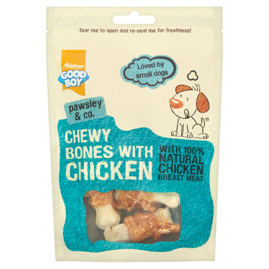 Good Boy Pawsley & Co. Chewy Bones with Chicken 80g  (Pack of 1)