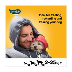 Pedigree Tasty Minis Adult Dog Treats Chicken & Duck Chewy Cubes 130g (Pack of 8)