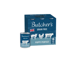 Butcher's Puppy Perfect Wet Food Tins 18 x 400g (Pack of 1)