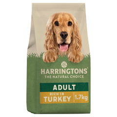 Harringtons Rich in Turkey with Veg Dry Adult Dog Food 1.7kg (Pack of 1) - Hungry Tails