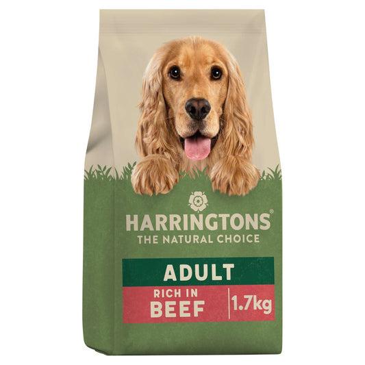 Harringtons Rich in Beef & Rice Dry Adult Dog Food 1.7kg (Pack of 1)