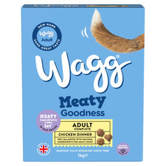 Wagg Meaty Goodness Adult Complete Chicken Dinner 1kg(Pack of 5) - Hungry Tails
