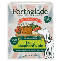 Forthglade Lamb Shepherd's Pie Complete Grain Free Meal for Adult Dogs 395g (Pack of 18)