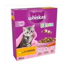 Whiskas Kitten Chicken Dry Food 800g (Pack of 5)