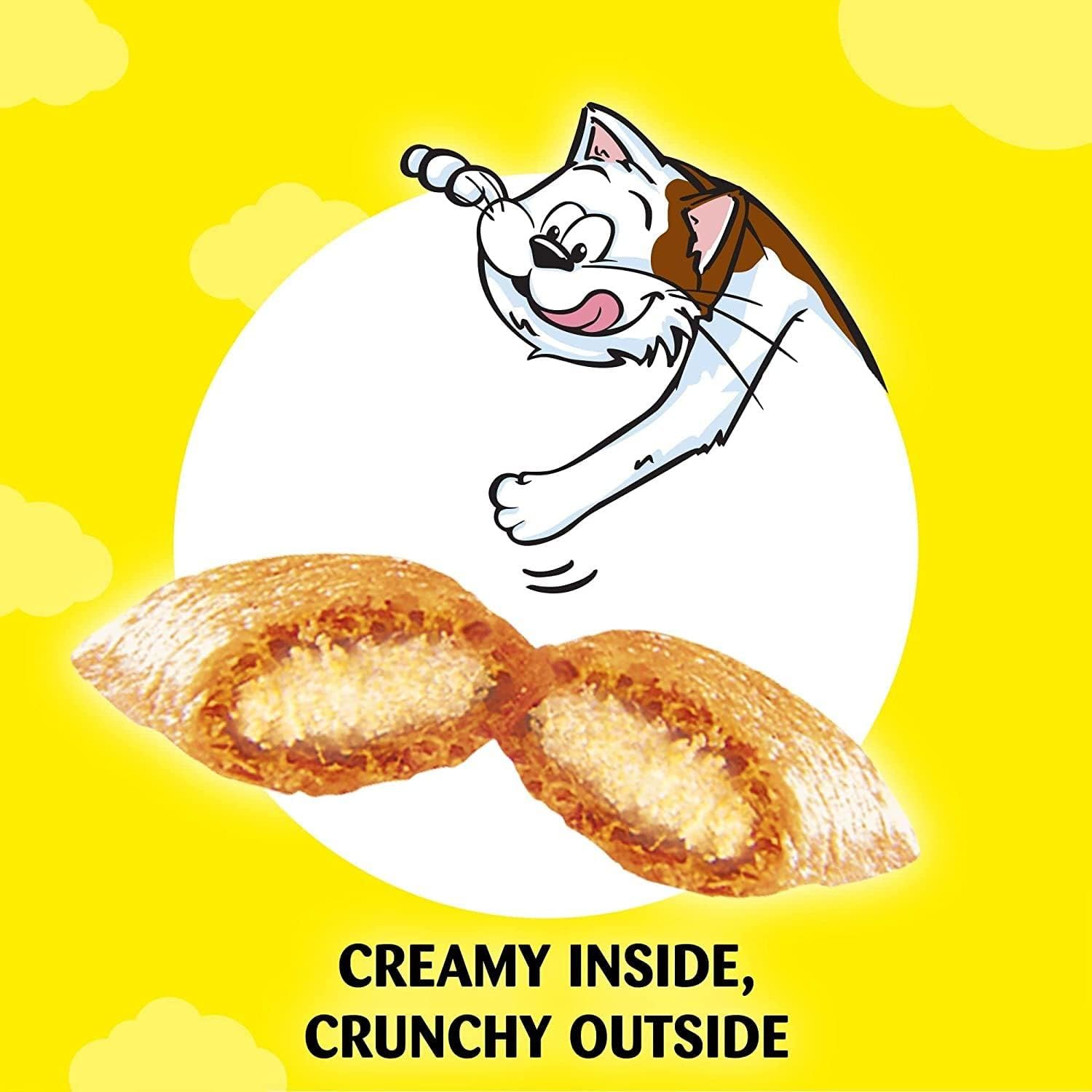 Dreamies Mix Cat Treat Biscuits with Salmon & Tuna Flavour 60g (Pack of 8) - Hungry Tails