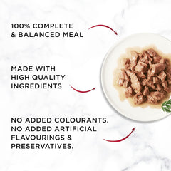 GOURMET Mon Petit Fish Variety Tuna, Salmon, Trout Wet Cat Food 6x50g (Pack of 1)