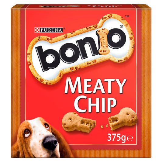 BONIO Meaty Chip Dog Biscuits 375g (Pack of 5)