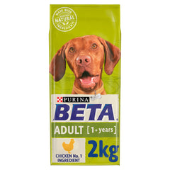 BETA Chicken Dry Dog Food 2kg (Pack of 4)