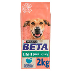 BETA Light Turkey Dry Dog Food 2kg (Pack of 1)