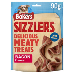 BAKERS Sizzlers Bacon Dog Treats 90g (Pack of 6) - Hungry Tails