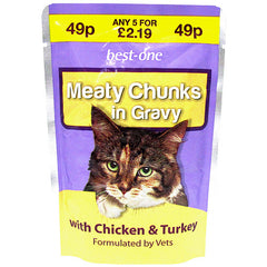 Bestone Cat Pouch Chicken & Turkey (Pack of 22) - Hungry Tails