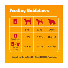 Pedigree Adult Dog Food Pouches Mixed in Gravy 12 x 100g (Pack of 4) - Hungry Tails
