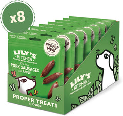 Lily's Kitchen Cracking Pork with Apple Sausages Dog Treats 70g (Pack of 1)