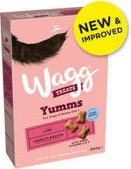 Wagg Treats Yumms with Liver 400g (Pack of 5)