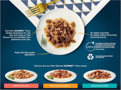 GOURMET Perle Seaside Duo in Gravy Cat Food 12x85g (Pack of 4)