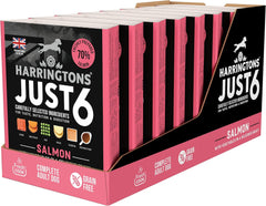 Harringtons Just 6 Salmon with Vegetables in a Delicious Gravy 380g (Pack of 8)