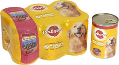 Pedigree Adult Dog Food Tins Mixed in Loaf 6 x 400g (Pack of 4) - Hungry Tails