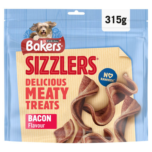 BAKERS Sizzlers Bacon Dog Treats 315g (Pack of 3)