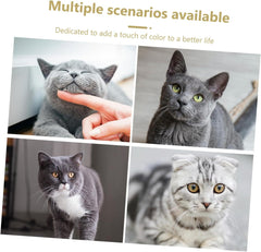 white and grey American breed cat