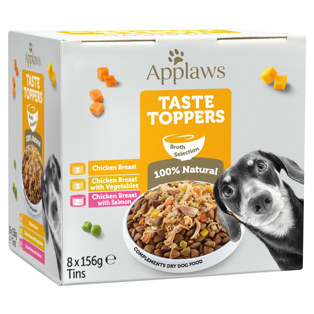 Applaws Taste Toppers Broth Selection 8 x 156g (Pack of 4)