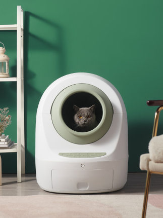 Automatic Self-Cleaning Cat Litter Box Electric Cat Sand Basin Fully Enclosed Automatic Smart Cat Toilet, Automatic Odor Removal Anti-Splash Low Noise