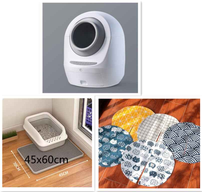 Automatic Self-Cleaning Cat Litter Box Electric Cat Sand Basin Fully Enclosed Automatic Smart Cat Toilet, Automatic Odor Removal Anti-Splash Low Noise