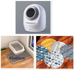 Automatic Self-Cleaning Cat Litter Box Electric Cat Sand Basin Fully Enclosed Automatic Smart Cat Toilet, Automatic Odor Removal Anti-Splash Low Noise