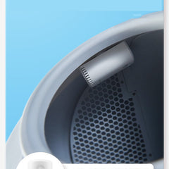 Automatic Self-Cleaning Cat Litter Box Electric Cat Sand Basin Fully Enclosed Automatic Smart Cat Toilet, Automatic Odor Removal Anti-Splash Low Noise