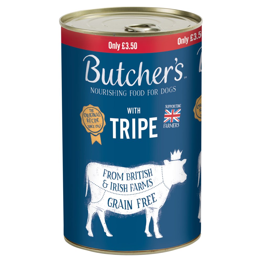 Butcher's Tripe Dog Food Tin 1200g (Pack of 6) - Hungry Tails