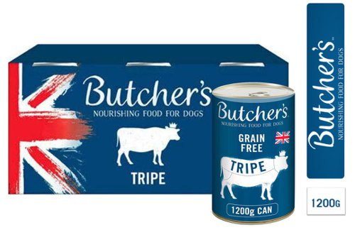 Butcher's Tripe Dog Food Tin 1200g (Pack of 6) - Hungry Tails