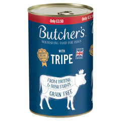 Butcher's Tripe Dog Food Tin 1200g (Pack of 6) - Hungry Tails