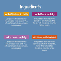 FELIX Original Farm Selection in Jelly Cat Food 12x85g (Pack of 4) - Hungry Tails