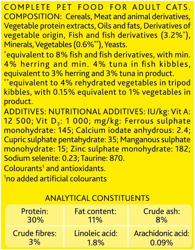 GO-CAT Herring and Tuna Dry Cat Food 340g (Pack of 6) - Hungry Tails