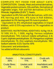 GO-CAT Herring and Tuna Dry Cat Food 340g (Pack of 6) - Hungry Tails