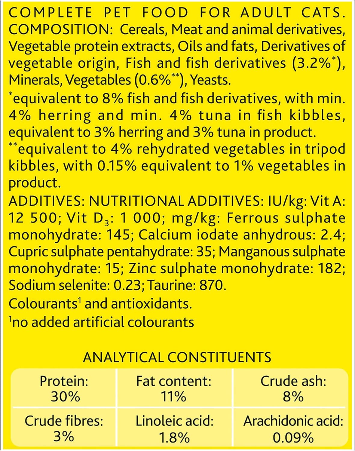 GO-CAT Herring and Tuna Dry Cat Food 340g (Pack of 6) - Hungry Tails