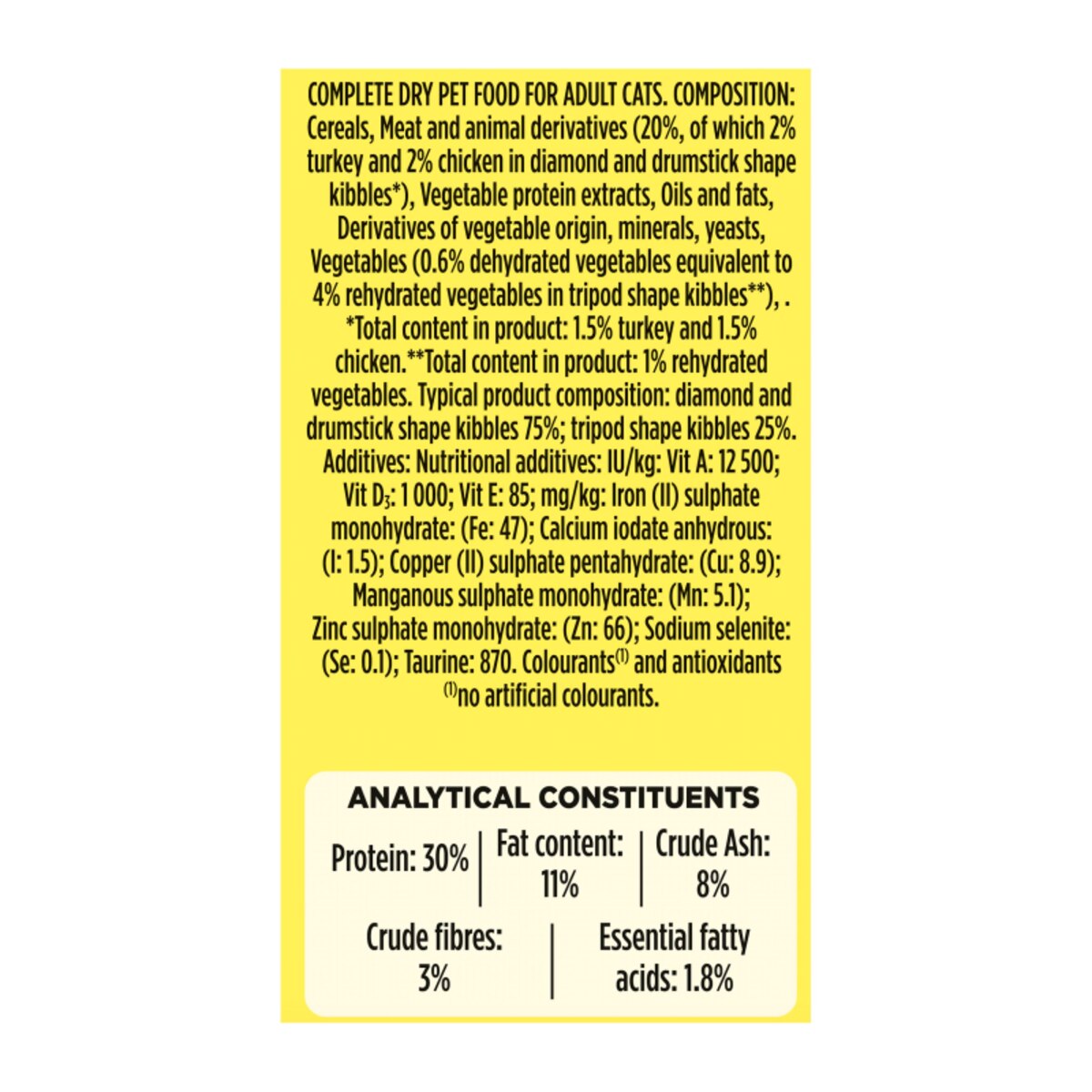 GO-CAT Chicken and Turkey Dry Cat Food 340g (Pack of 6) - Hungry Tails