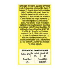 GO-CAT Chicken and Turkey Dry Cat Food 340g (Pack of 6) - Hungry Tails