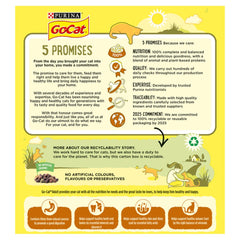 GO-CAT Chicken and Turkey Dry Cat Food 340g (Pack of 6) - Hungry Tails