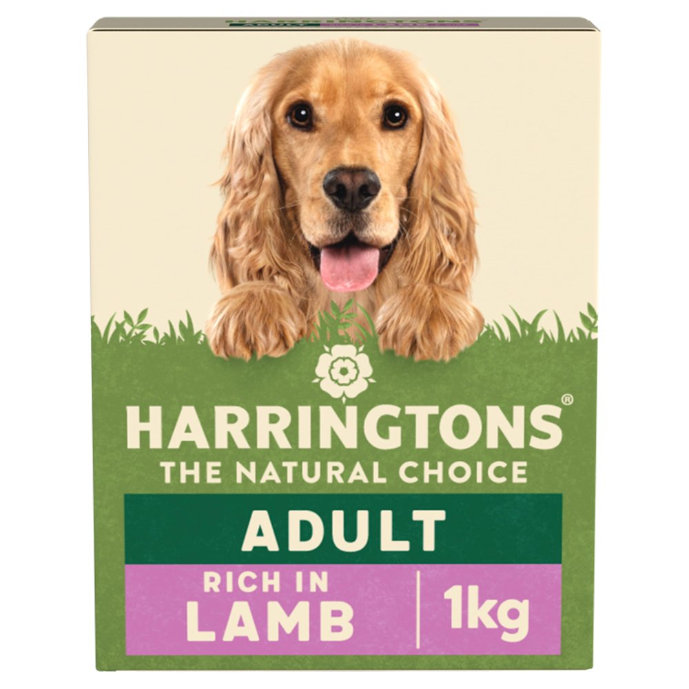 Harringtons Rich in Lamb & Rice Dry Adult Dog Food 1kg(Pack of 5) - Hungry Tails