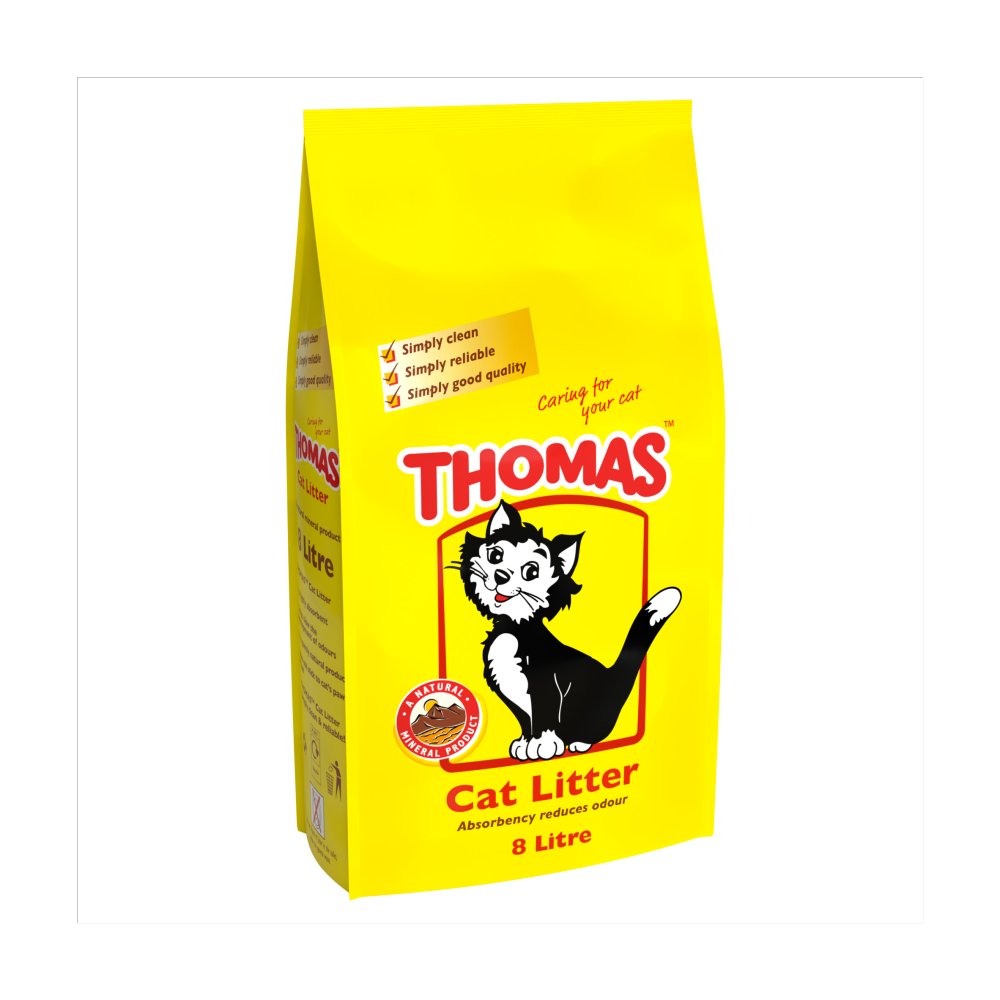Thomas Cat Litter 8L (Pack of 1) - Hungry Tails