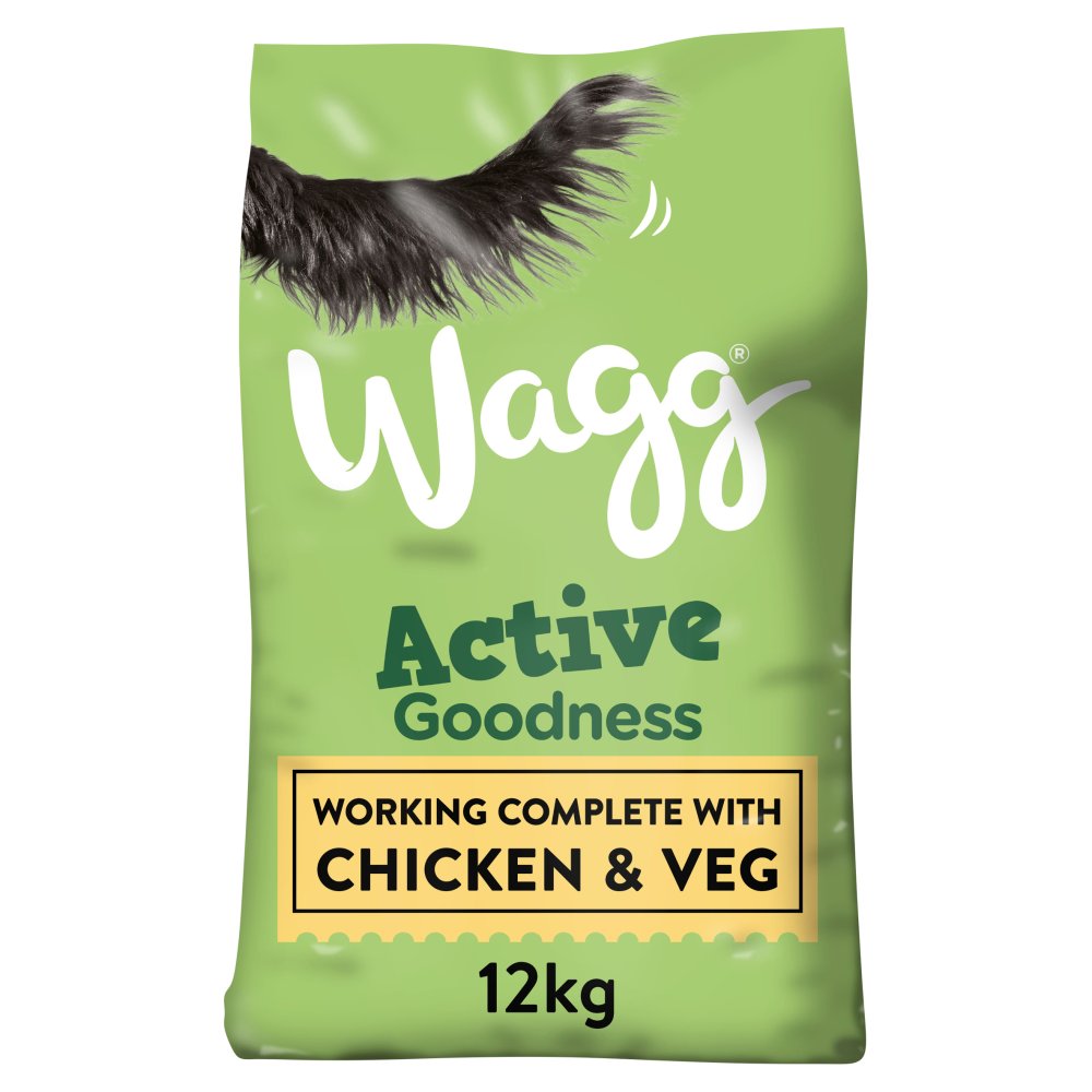 Wagg Active Goodness Rich in Chicken & Veg 12kg (Pack of 1) - Hungry Tails