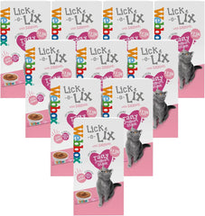 Webbox Lick e Lix with Salmon, Tasty Yoghurty Treat 5 x 15g (Pack of 1) - Hungry Tails