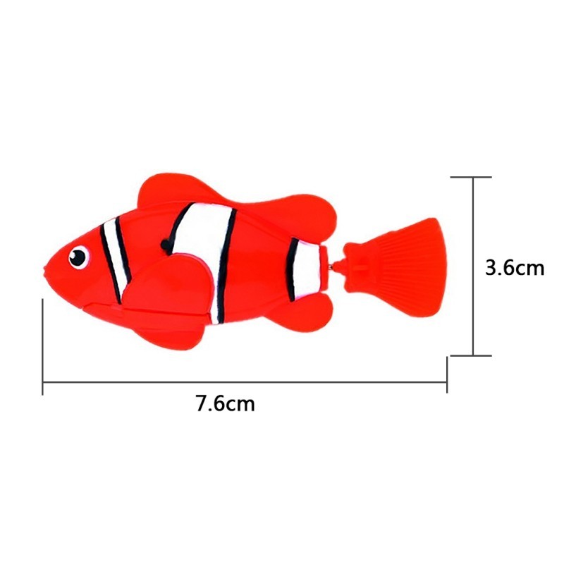 For Cats Fish Tank Toy Swimming Bath Plastic Fish Toy Baby Bath Toy