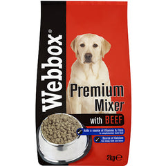 Webbox Mixer Biscuit with Beef 2kg (Pack of 4) - Hungry Tails