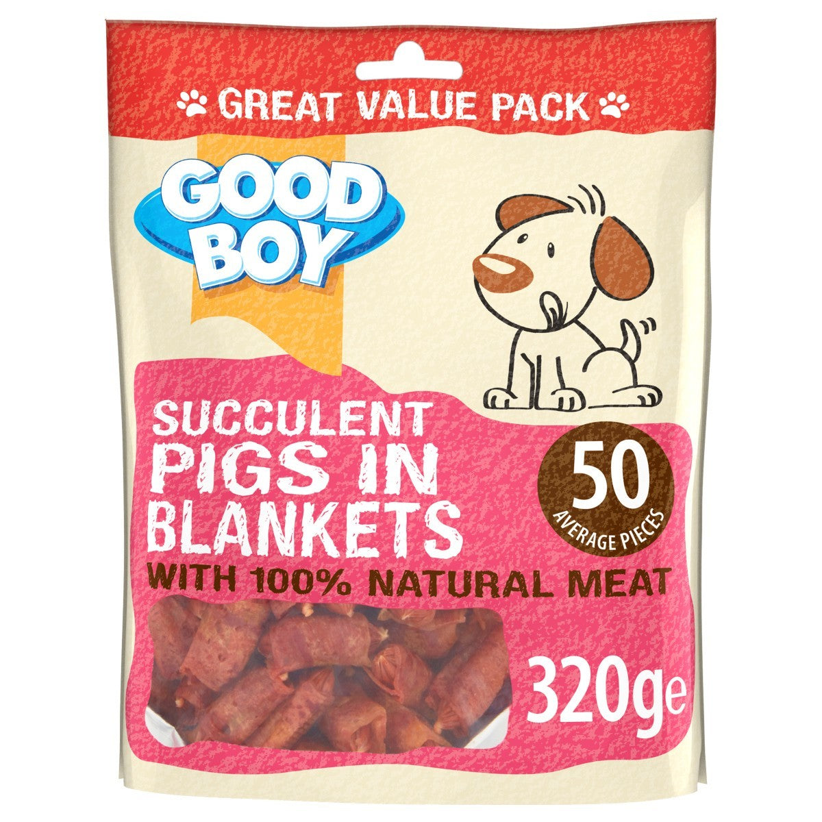 Good Boy Pawsley & Co. Succulent Pigs in Blankets 320g  (Pack of 1)