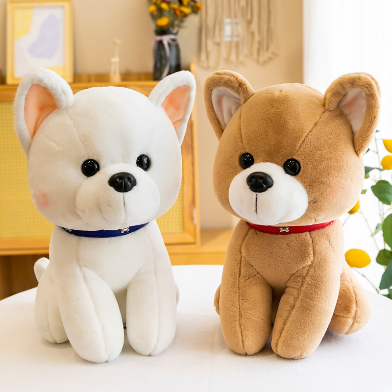 Cute Puppy Plush Doll Cartoon Pomeranian Dog Doll Girl Creative Pillow Toy Room Decoration